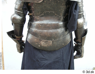 Photos Medieval Knight in plate armor 17 blue skirt lower…